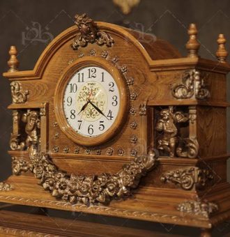 ساعت کنسولی مصری قهوه ای ایستاده سلطنتی خاص و شیک خرید قیمت