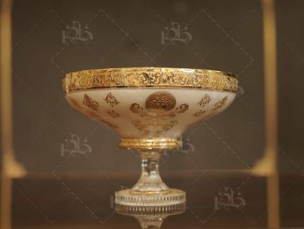 میوه خوری وارداتی کریستال وارداتی طلا کاری سرویس چینی جهیزیه